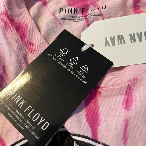 Pink Floyd Tie Dye 1973 Tour Tee NWT Small - Picture 3 of 3